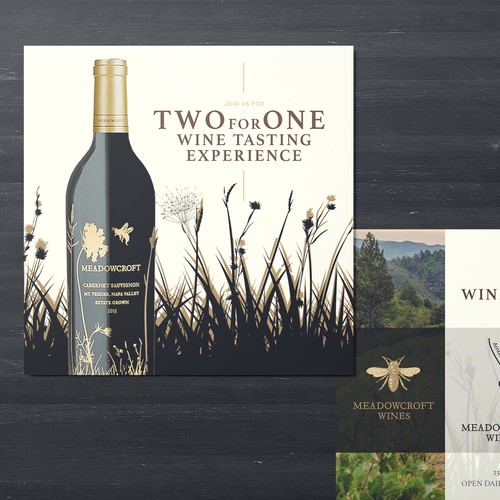 Two for One Wine Tasting Experience card