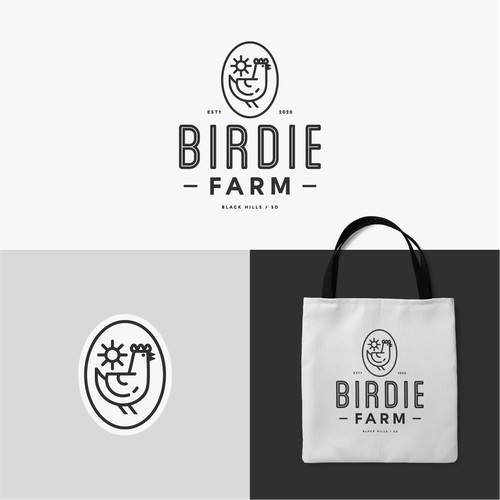 Bold Farm design for Birdie Farm