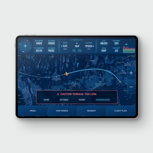 Airplane Navigation App