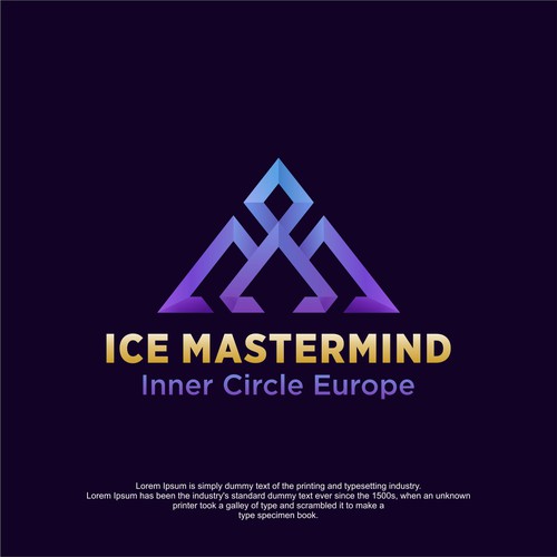 Ice Mastermind business and consulting logo design