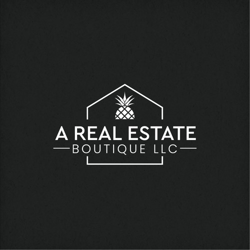 Clean logo for real estate company