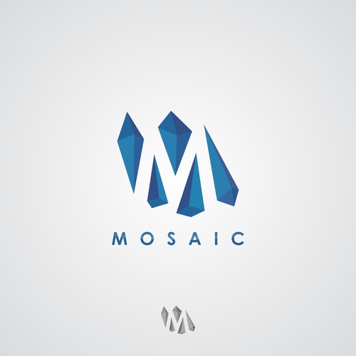 Create a logo from mosaic pieces for our new marketing firm