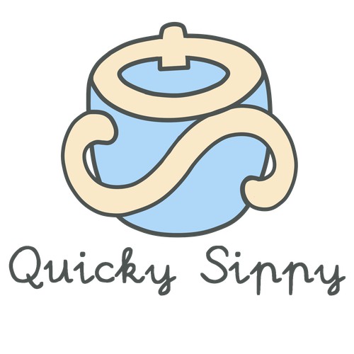 Concept logo for a sippy cup company.