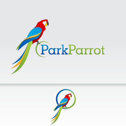 ParkParrot logo design