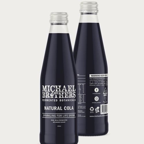 Etiquette for Michael Brothers NaturalCola