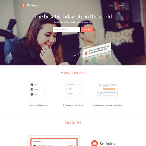 Remember Birthdays! birthdays.io