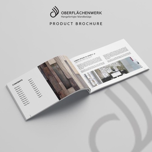 Product Brochure for Interior Design Company