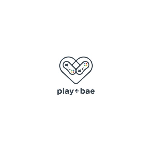 a logo for a gamer dating start up