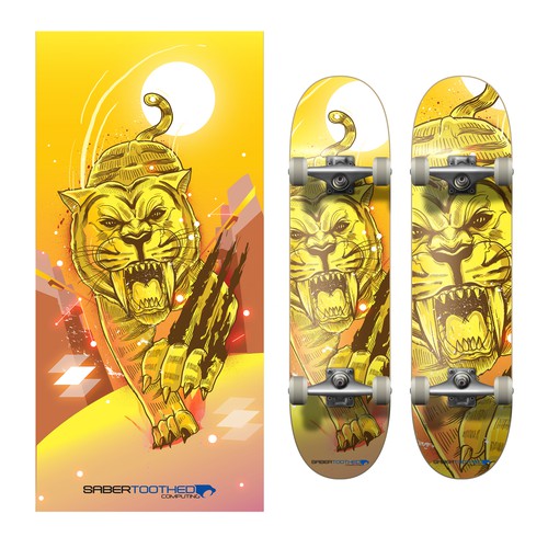 Sabertooth Board deck design