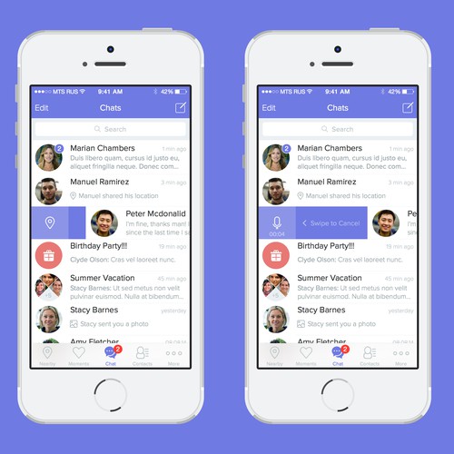 UI Solutions for a Fun & Contemporary Mobile Social App!