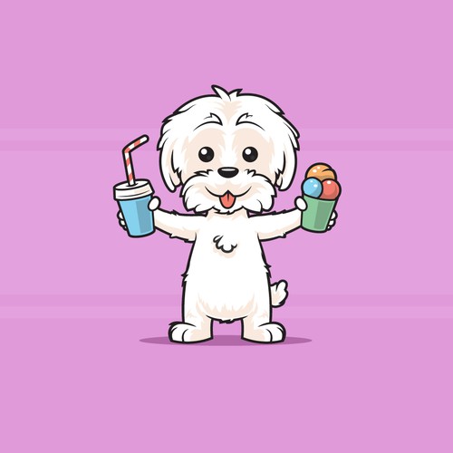 Maltese Terrier Mascot for PööLabs