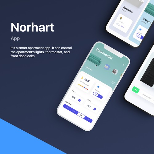 Smart apartment app. Norhart