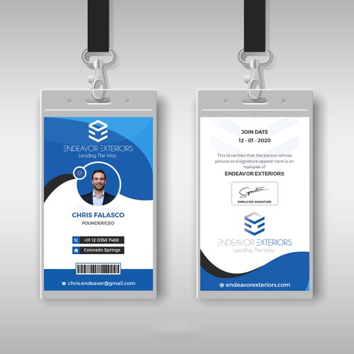 Identity Card Design.