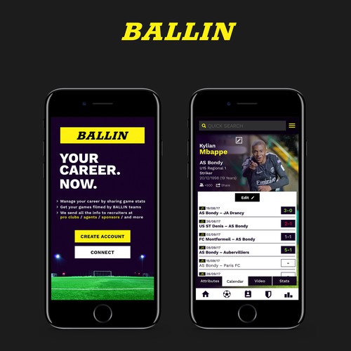 Ballin Soccer Mobile App