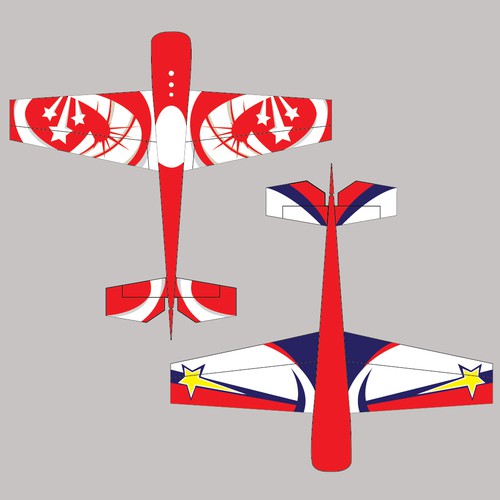 Aerobatic Aircraft paint scheme