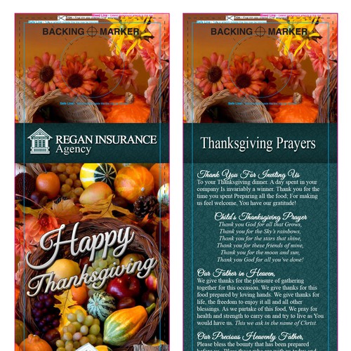 Help Regan Insurance Agency with a Door Hanger