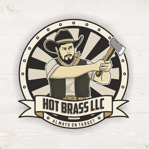 Vintage logo for HOT BRASS LLC