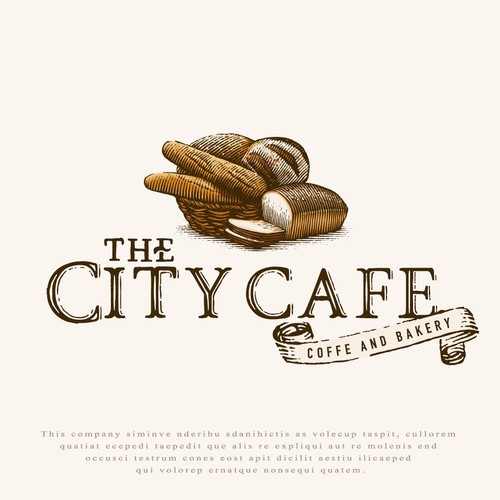 Logo for The City Cafe. 