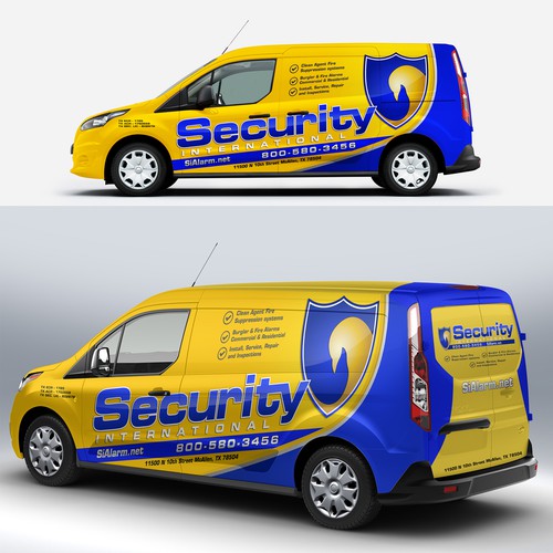 security international van wrap