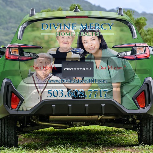 Home Health Company Car Wrap Design To Attract Clients
