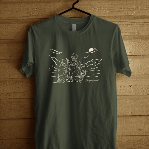 Pacific Hound T-Shirt Design
