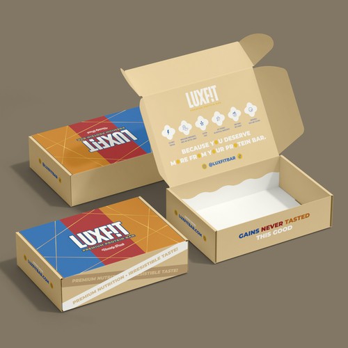 LUXFIT Premium Protein Bar
