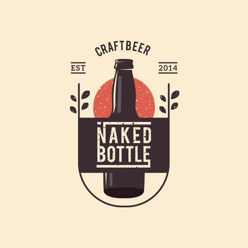 Naked bottle logo 