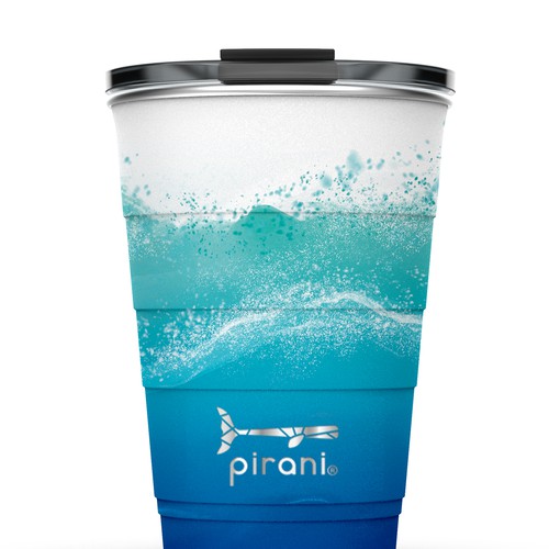 Ombre Insulated Drinkware Pattern Design