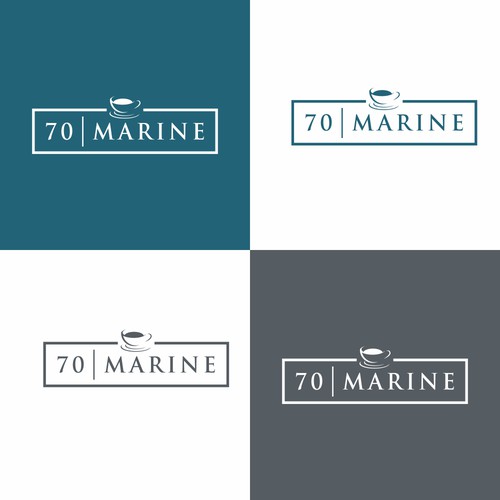 70 marine caffe logo