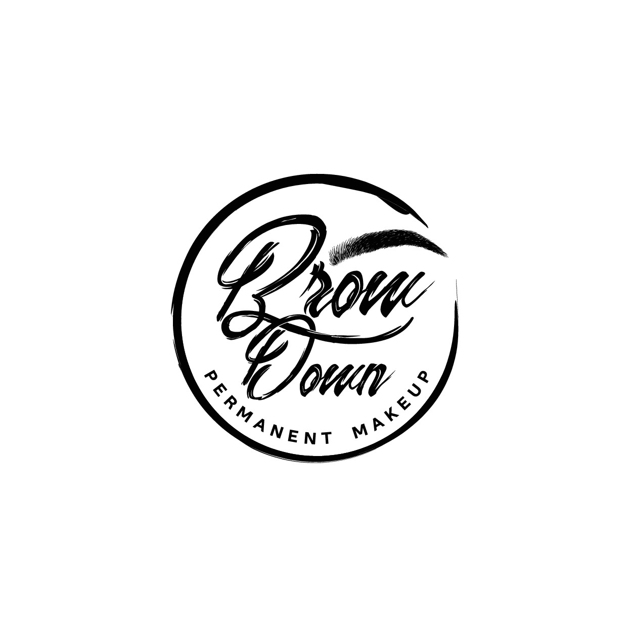 Need a creative and bold design for a permanent eyebrow studio