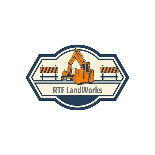 RTF LandWorks || Logo Design