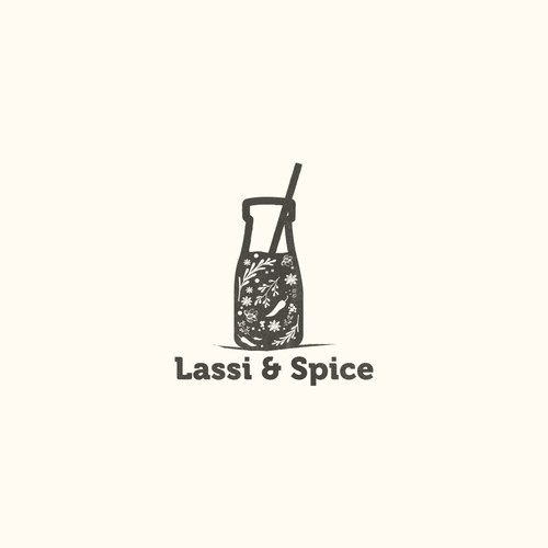Logo design concept for Lassi & Spice