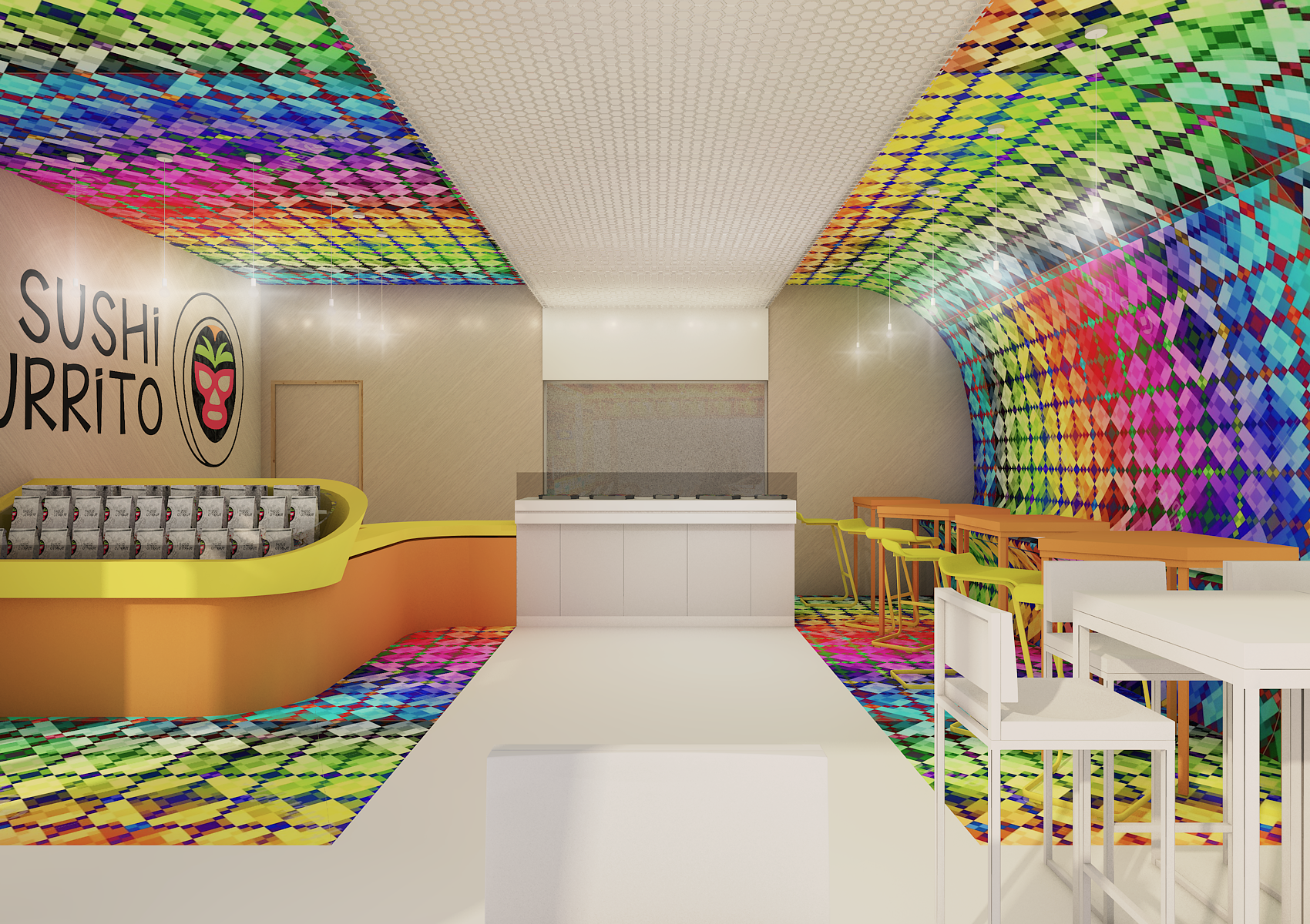 GUARANTEED 3D Interior Design for a NEW restaurant concept