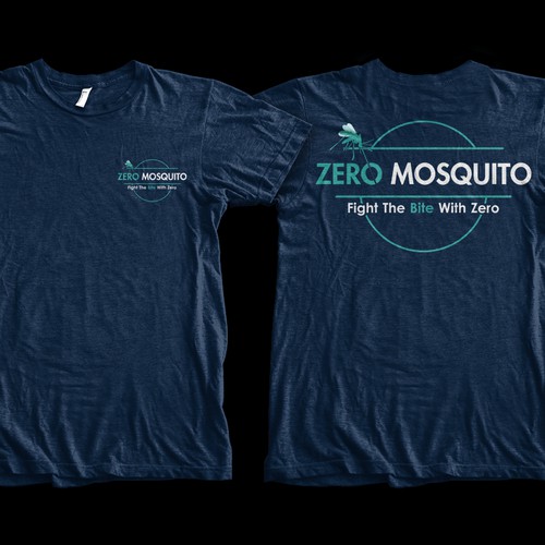 Attached logo make an amazing shirt! Zero Mosquito