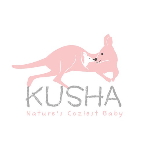 Logo for a premium baby carrier brand for babies using more natural and comfortable fabrics