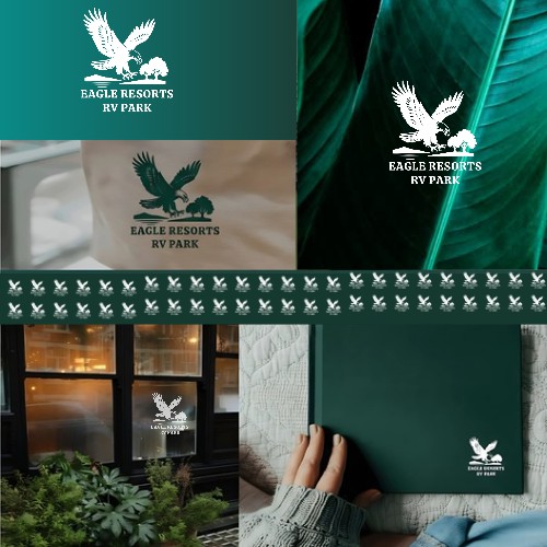 Eagle resort Park logo design 
