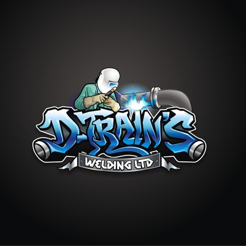 Create a graffiti masterpiece for dtrains welding