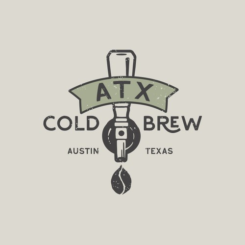 Cold brew coffee logo