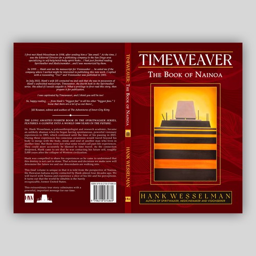 Book Cover Design for TIMEWEAVER