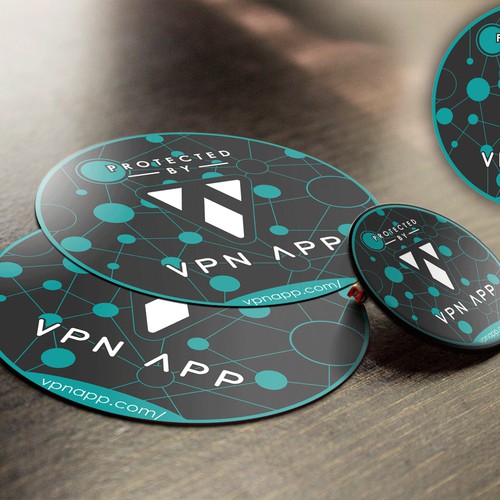 Sticker Design for VPN APP