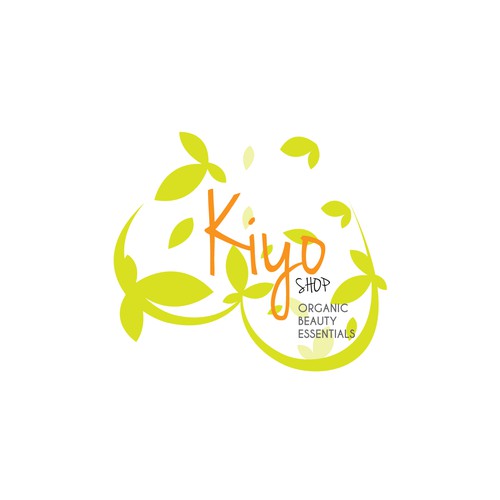 Create a modern/elegant logo for kiyo shop