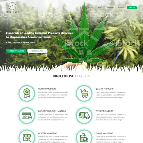 Website for the US' leading cannabis distribution company