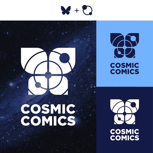Logo concept for Cosmic Comics