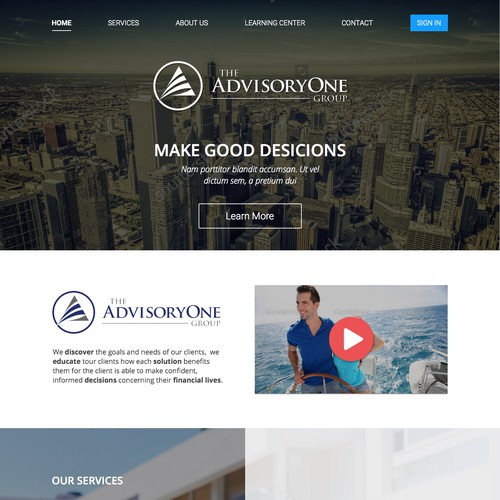 Web Design For Finance Firm