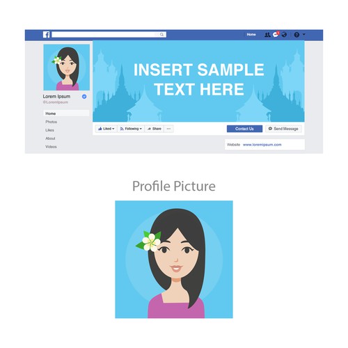 Asian Female Chatbot Design