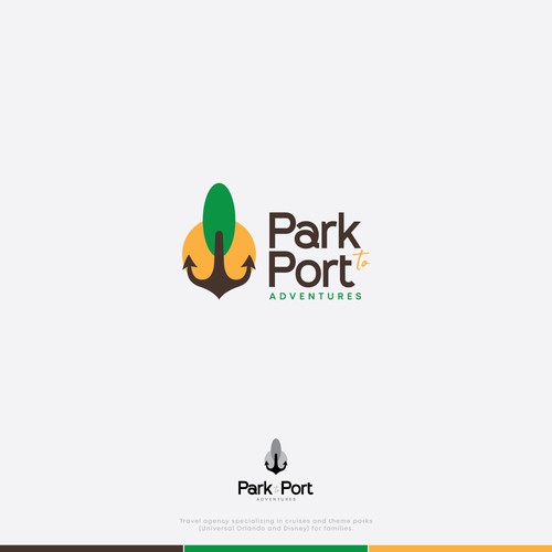 Logo for a theme park