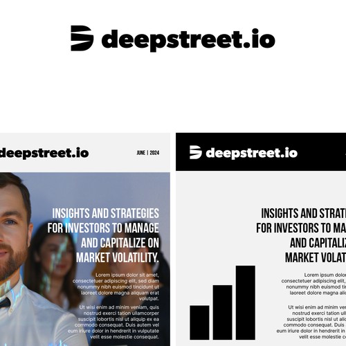 Deep street logo for market analitics 