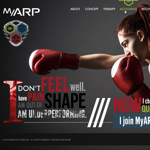 MyARP - responsive design for web page