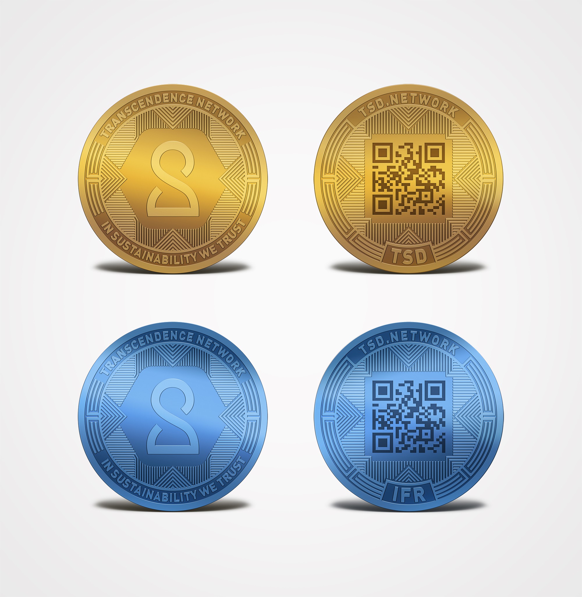 Physical Coin design for Cryptocurrency project