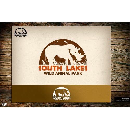 Create a new logo for South Lakes Wild Animal Park 